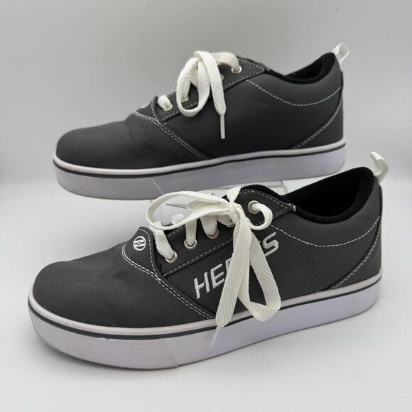 HEELYS Skate Shoes Men SZ 7 Women 8.5 Gray Pro 20 Canvas Upper HES10392 No Wheel - Picture 1 of 5